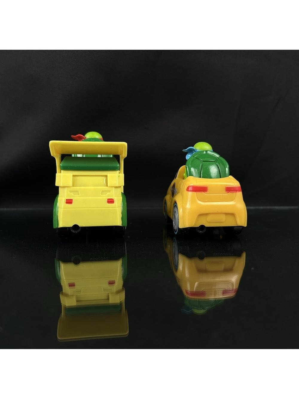 TMNT Rad Rip Racers Michelangelo Donatello Raphael Leonardo with 2 Rip Cords - Picture 10 of 15